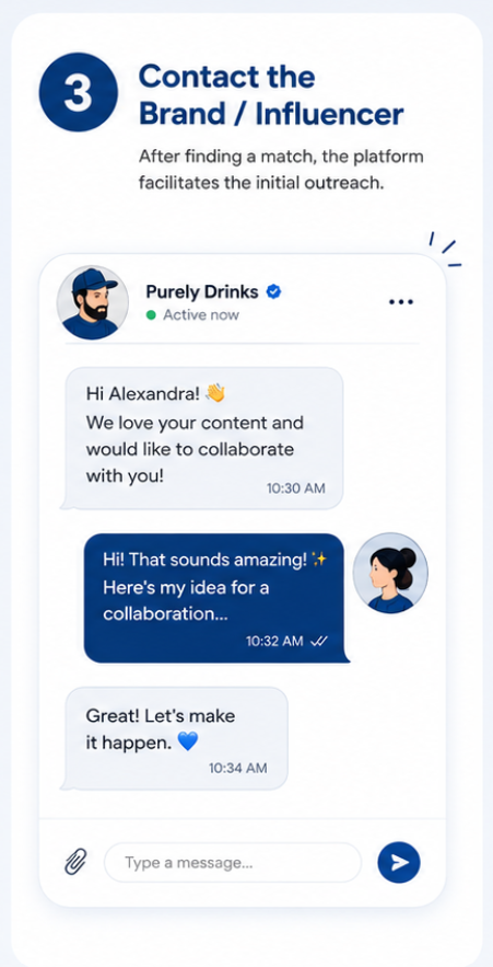 Step 3 start conversation